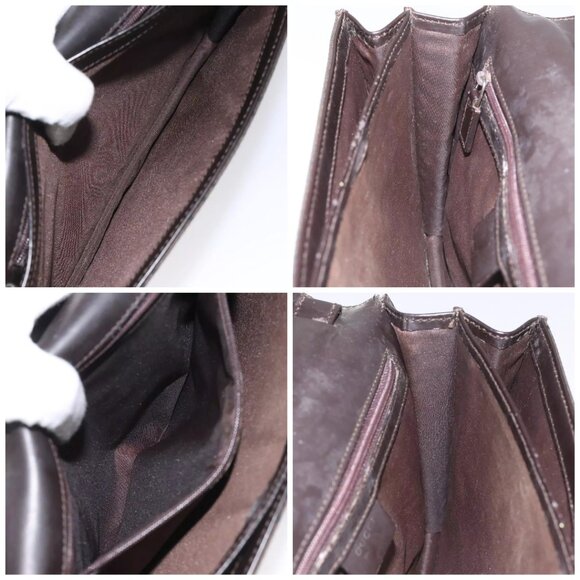 GUCCI GG Canvas Clutch Bag Brown Auth ep8047 - Picture 16 of 16